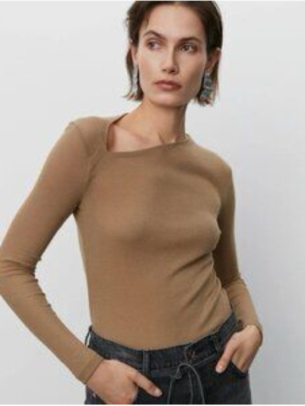 DAY Birger ét Mikkelsen NWT Murray Jumper Soft Wool Blend Elmwood Tan Medium